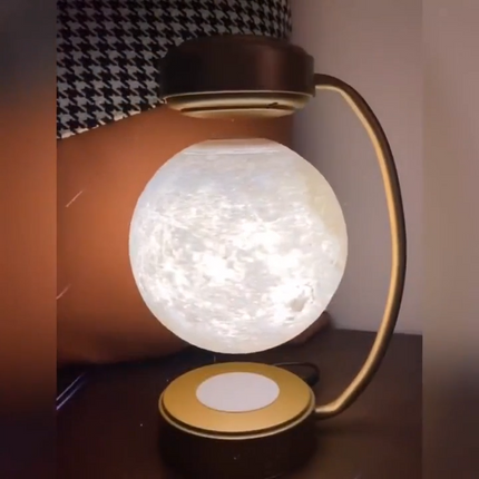 3D LED Moon Night Light Wireless Magnetic Levitating Rotating Floating Ball Lamp For School Office Bookshop Home Decoration